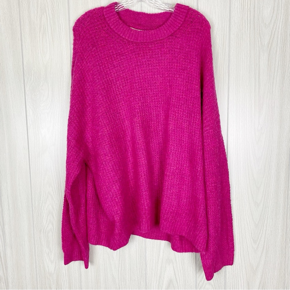 American Eagle | Bright Pink Knit Sweater Size XL
